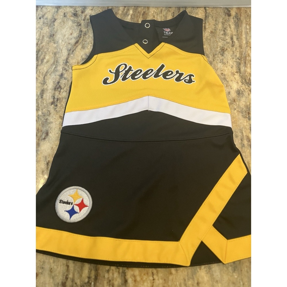 Pittsburgh Steelers NFL Toddler Girls Cheerleader Jumper - NWOT 18 Months